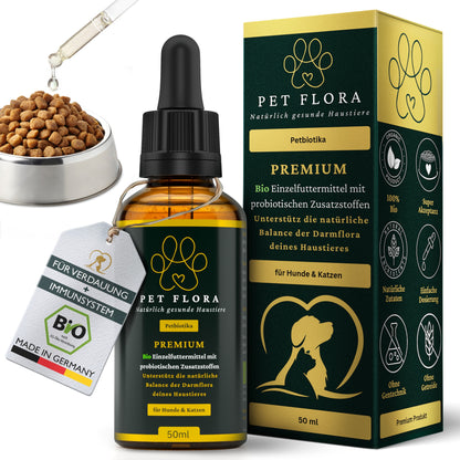 Premium Bio Probiotika für Hunde & Katzen